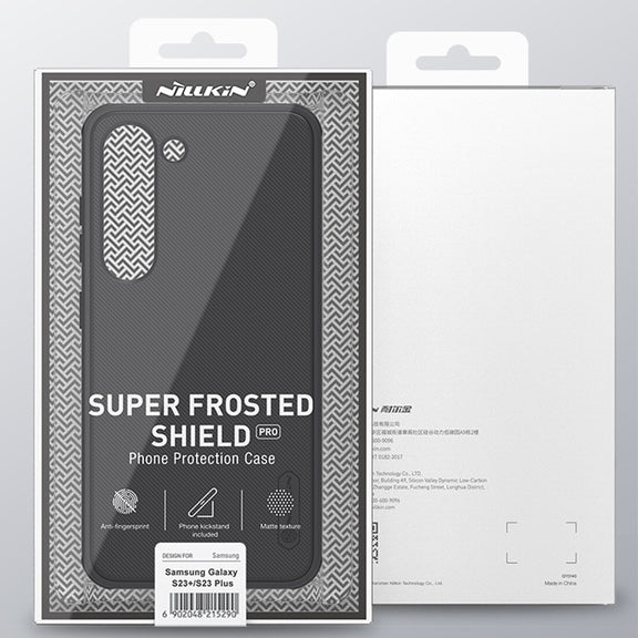 For Samsung Galaxy S23+ 5G NILLKIN Super Frosted Shield Pro PC + TPU Phone Case(Blue)