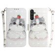 For Samsung Galaxy A54 5G 3D Colored Pattern Flip Leather Phone Case(Cute Cat) - free shipping - PMC TechLife - Order now!