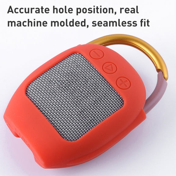 For JBL Clip 4 Wireless Bluetooth Speaker Silicone Protective Case(Blue)