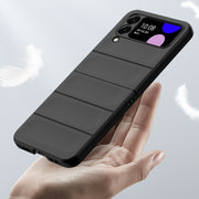 For Samsung Galaxy Z Flip4 Skin Feel Magic Shield Shockproof Phone Case(Blue)
