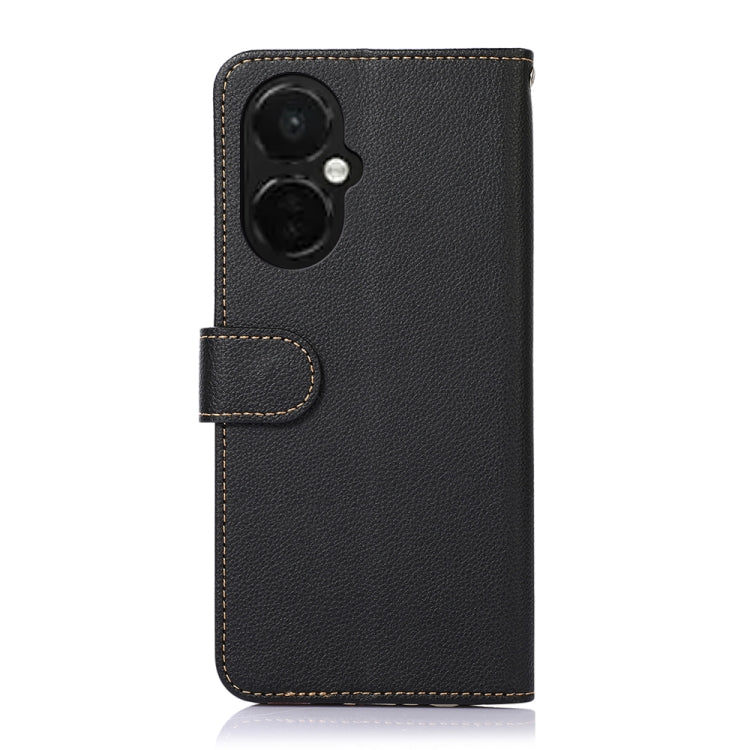For OnePlus Nord CE 3 Lite KHAZNEH Litchi Texture Leather RFID Phone Case(Black) - free shipping - PMC TechLife - Order now!