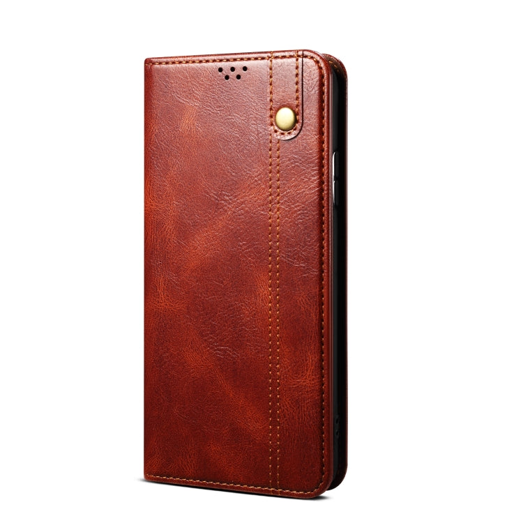 For OnePlus 11R Oil Wax Crazy Horse Texture Leather Phone Case(Brown) - free shipping - PMC TechLife - Order now!