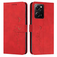 For Xiaomi Redmi Note 12 Pro Speed / Poco X5 Pro 5G Skin Feel Heart Pattern Leather Phone Case(Red) - free shipping - PMC TechLife - Order now!