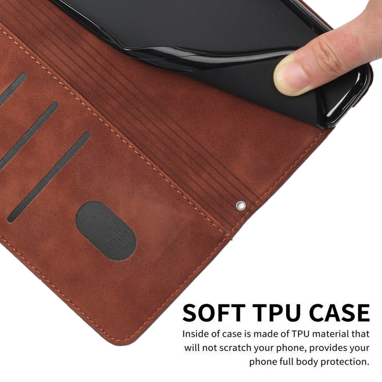 For Xiaomi Redmi Note 12 Pro Speed / Poco X5 Pro 5G Skin Feel Heart Pattern Leather Phone Case with Lanyard(Brown) - free shipping - PMC TechLife - Order now!