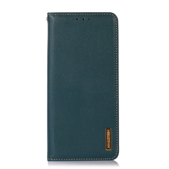 For OnePlus Nord CE 3 Lite KHAZNEH Nappa Top Layer Cowhide Leather Phone Case(Green)