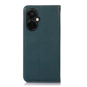 For OnePlus Nord CE 3 Lite KHAZNEH Nappa Top Layer Cowhide Leather Phone Case(Green)