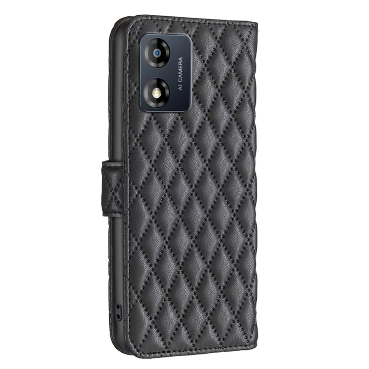 For Motorola Moto E13 4G Diamond Lattice Wallet Leather Flip Phone Case(Black) - free shipping - PMC TechLife - Order now!