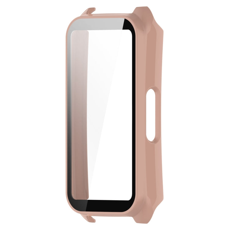 For Keep Band B5 / Band B4 PC + Tempered Film Integrated Watch Protective Case(Pink) - Watch Case by PMC TechLife | Online Shopping South Africa | PMC TechLife | Buy Now Pay Later Mobicred