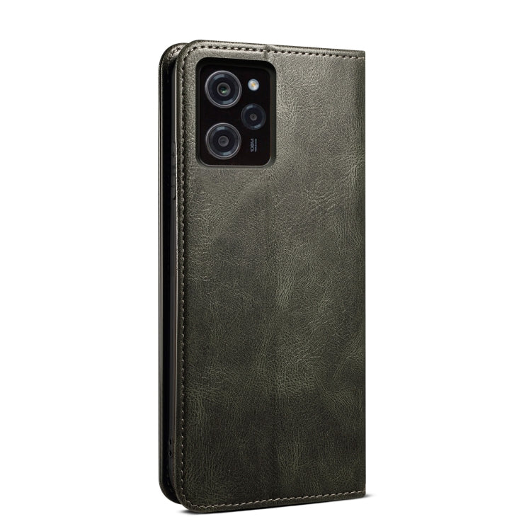 For Xiaomi Poco X5 Pro 5G / Redmi Note 12 Pro Speed Oil Wax Crazy Horse Texture Leather Phone Case(Green) - free shipping - PMC TechLife - Order now!