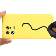 For Xiaomi 13 Pure Color Liquid Silicone Shockproof Phone Case(Yellow)