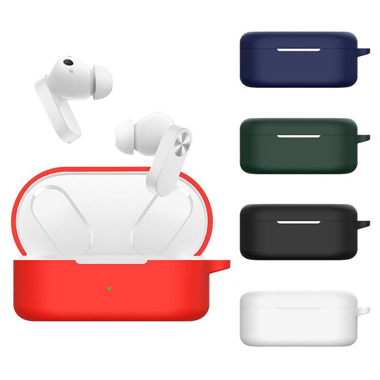 For OnePlus Buds Ace Bluetooth Earphone Silicone Protective Case(Dark Green) - Other Earphone Case by PMC TechLife | Online Shopping South Africa | PMC TechLife