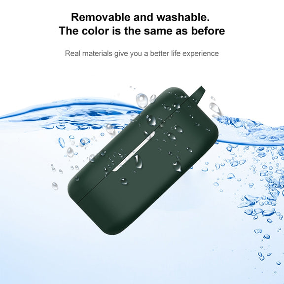 For OnePlus Buds Ace Bluetooth Earphone Silicone Protective Case(Dark Blue)