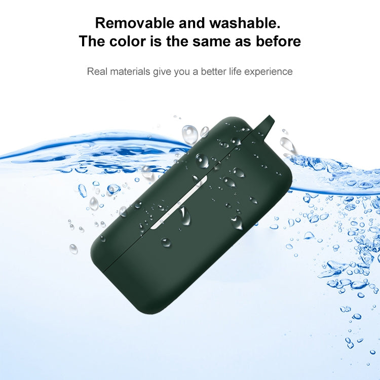 For OnePlus Buds Ace Bluetooth Earphone Silicone Protective Case(Dark Green) - Other Earphone Case by PMC TechLife | Online Shopping South Africa | PMC TechLife