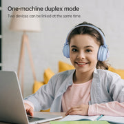 Q1 Headphones Monster Kids Over-Ear Bluetooth Earphones(Apricot)