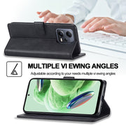 For Xiaomi Redmi Note 12 Pro 5G/Poco X5 Pro LC.IMEEKE Calf Texture Horizontal Flip Leather Case(Black)