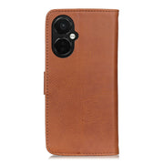 For OnePlus Nord CE 3 Lite KHAZNEH Cowhide Texture Flip Leather Phone Case(Brown)