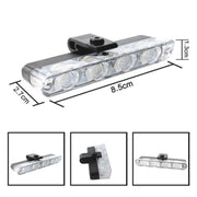 4 in 1 Car 16LEDs Grille Flash Lights Warning Lights with Wireless Remote Control(White Blue)