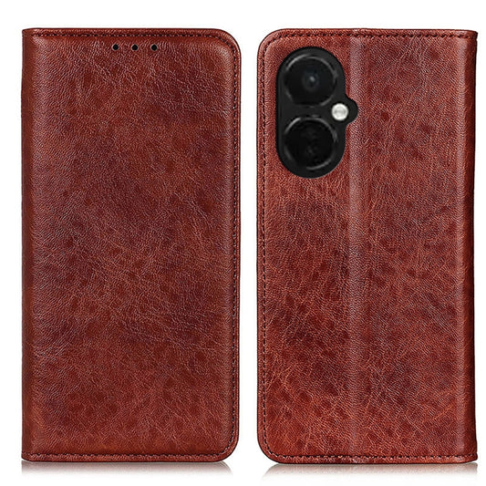 For OnePlus Nord CE 3 Lite Magnetic Crazy Horse Texture Leather Phone Case(Brown) - free shipping - PMC Jewellery - Order now!