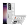 For Samsung Galaxy S23+ 5G GKK Ultra-thin Wristband Shockproof Phone Case with Holder(Silver) - free shipping - PMC TechLife - Order now!