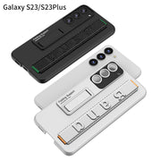 For Samsung Galaxy S23+ 5G GKK Ultra-thin Wristband Shockproof Phone Case with Holder(Green)