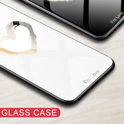 For Samsung Galaxy S23 Ultra 5G Colorful Painted Glass Phone Case(Moon Hill)