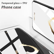 For Samsung Galaxy S23 Ultra 5G Colorful Painted Glass Phone Case(Moon Hill)