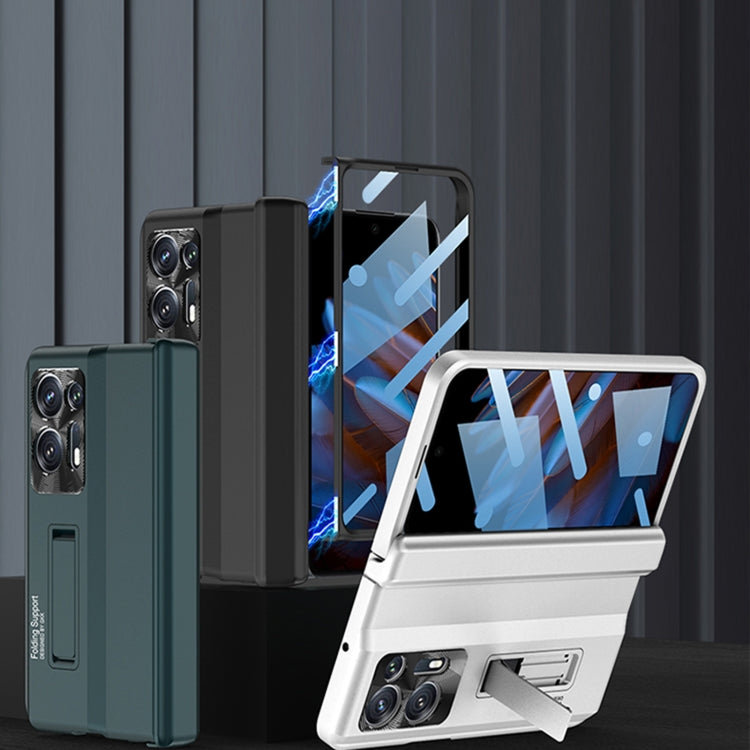For OPPO Find N2 GKK Fold Magnetic Hinge Full Coverage Phone Case(Green)