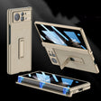 For Xiaomi Mix Fold 2 GKK Magnetic Hinge Flip Leather Phone Case with Holder(Gold) - free shipping - PMC TechLife - Order now!