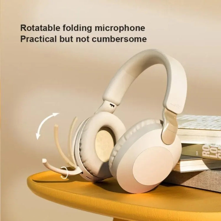 B2 Wireless Bluetooth 5.1 Foldable Noise Reduction Headset(Navy Blue)