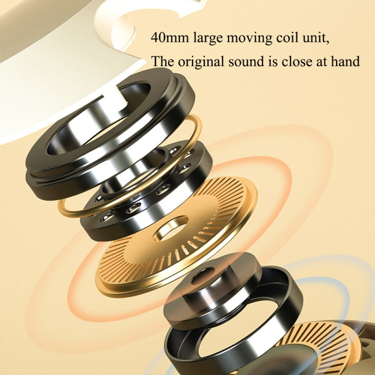 B2 Wireless Bluetooth 5.1 Foldable Noise Reduction Headset(White) - Headset & Headphone by PMC TechLife | Online Shopping South Africa | PMC TechLife