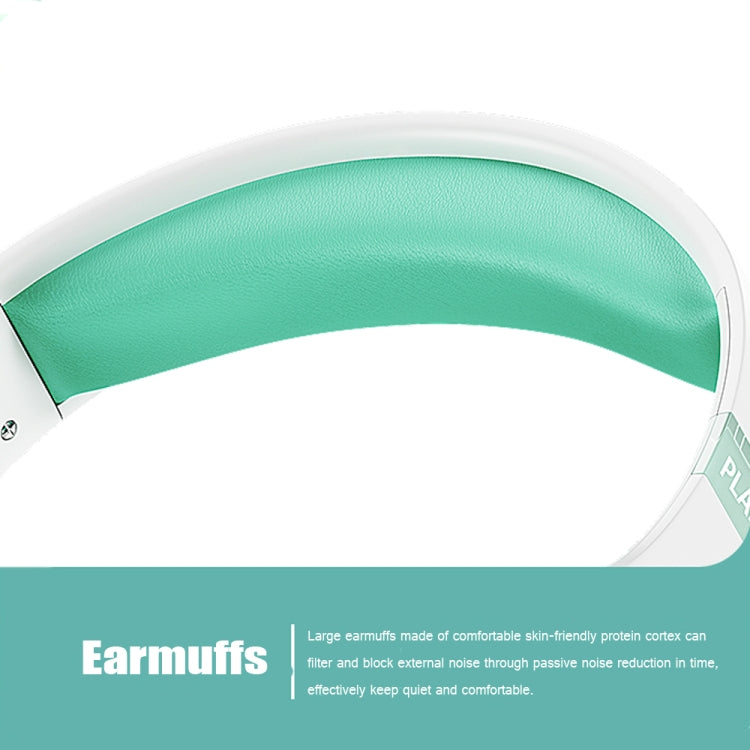 KE25 RGB Light Wireless Stereo Music Bluetooth Headset(Purple) - Headset & Headphone by PMC TechLife | Online Shopping South Africa | PMC TechLife