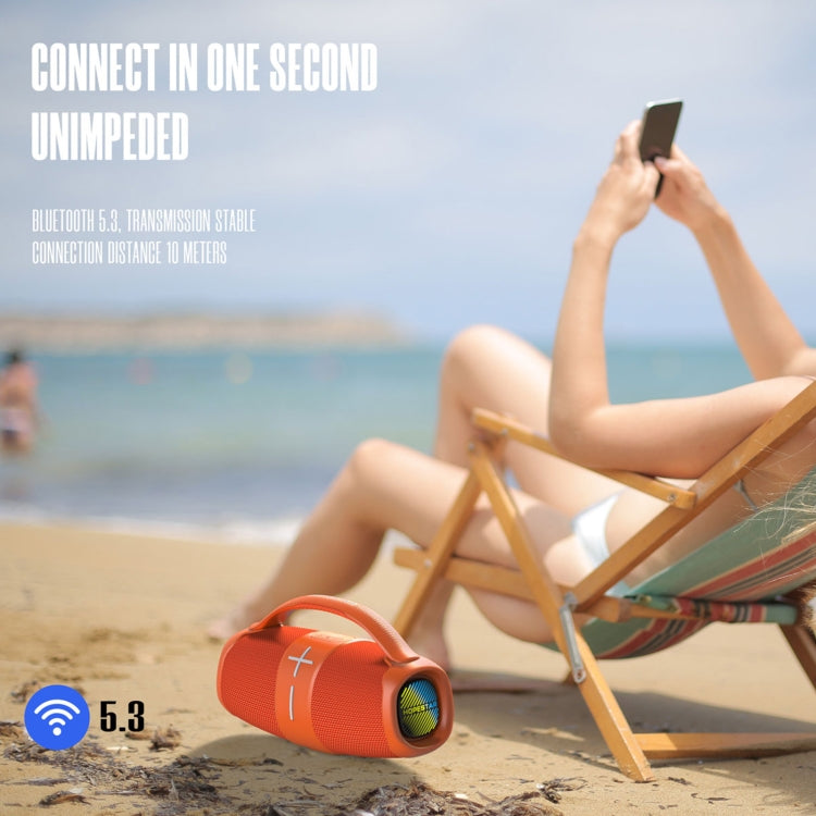 HOPESTAR H60 20W Outdoor Portable Waterproof Wireless Bluetooth Speaker(Grey) - free shipping - PMC TechLife - Order now!