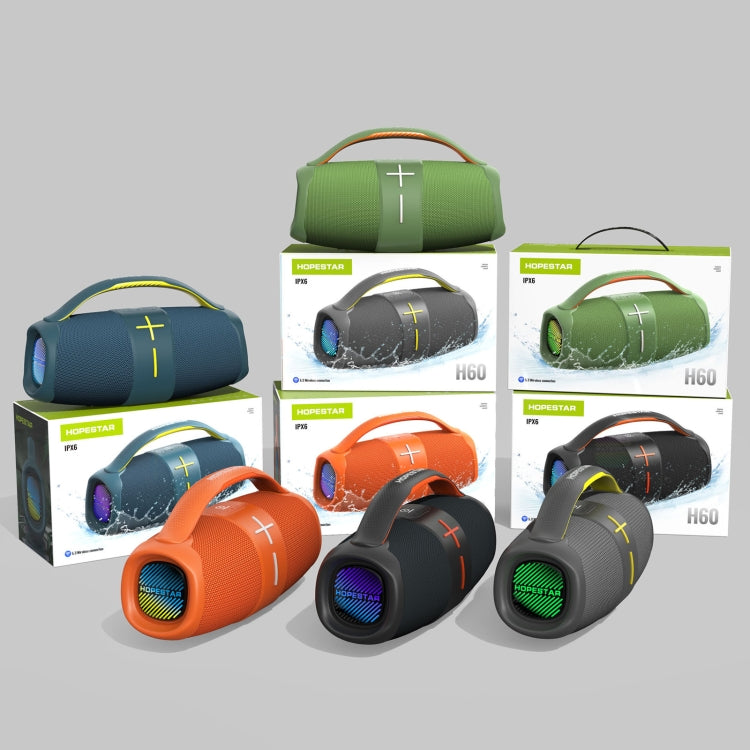 HOPESTAR H60 20W Outdoor Portable Waterproof Wireless Bluetooth Speaker(Green) - free shipping - PMC TechLife - Order now!