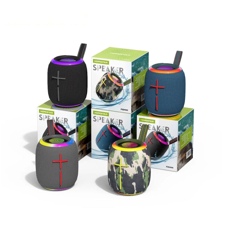 HOPESTAR P35 mini 10W Outdoor IPX7 Water-resistant TWS Bluetooth Speaker(Black)