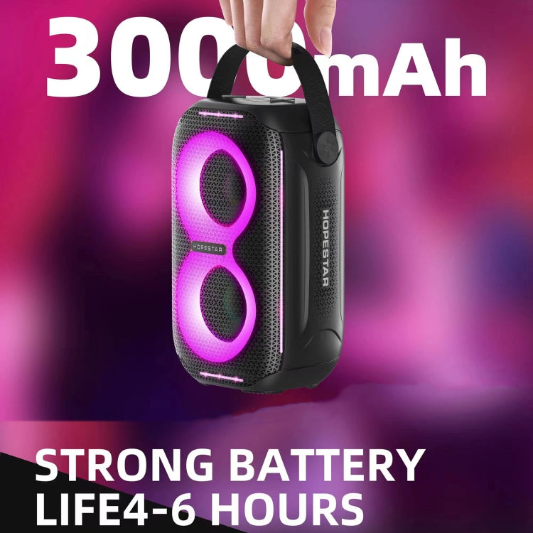 HOPESTAR Party200 mini Portable Tone Pulse RGB Light Bluetooth Speaker(Black) - free shipping - PMC TechLife - Order now!
