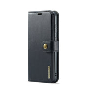 For Samsung Galaxy S23+ 5G DG.MING Crazy Horse Texture Detachable Magnetic Leather Case(Black)