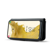 For Samsung Galaxy S23+ 5G DG.MING Crazy Horse Texture Detachable Magnetic Leather Case(Black)
