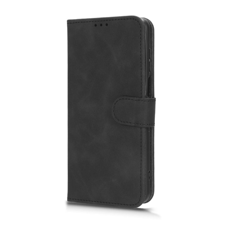 For Motorola Moto G13 / G23 / G53 Skin Feel Magnetic Flip Leather Phone Case(Black)