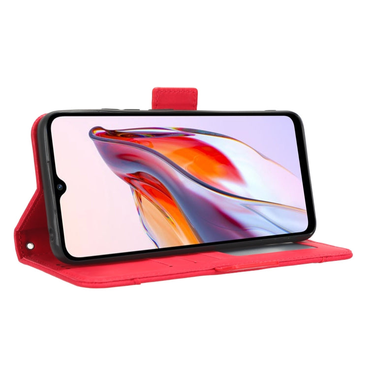 For Xiaomi Redmi 12C / 11A Skin Feel Calf Texture Card Slots Leather Phone Case(Red) - free shipping - PMC TechLife - Order now!