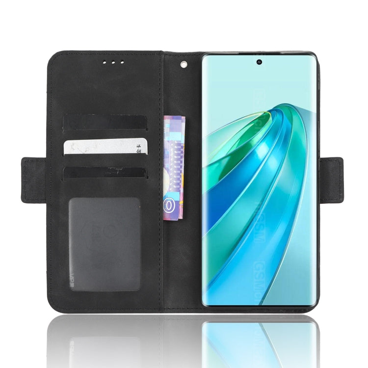For Honor X9A / X40 / Magic5 Lite 5G Skin Feel Calf Texture Card Slots Leather Phone Case(Black) - free shipping - PMC TechLife - Order now!