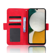 For Samsung Galaxy A34 5G Skin Feel Calf Texture Card Slots Leather Phone Case(Red)