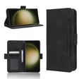For Samsung Galaxy S23 Ultra 5G Skin Feel Calf Texture Card Slots Leather Phone Case(Black) - Galaxy S23 Ultra 5G Cases by PMC TechLife | Online Shopping South Africa | PMC TechLife | Buy Now Pay Later Mobicred