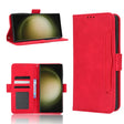 For Samsung Galaxy S23 Ultra 5G Skin Feel Calf Texture Card Slots Leather Phone Case(Red) - free shipping - PMC TechLife - Order now!