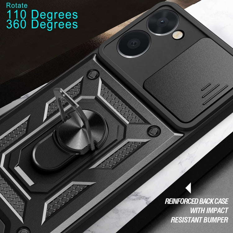 For Realme C33 4G Sliding Camera Cover Design Phone Case(Black) - free shipping - PMC TechLife - Order now!