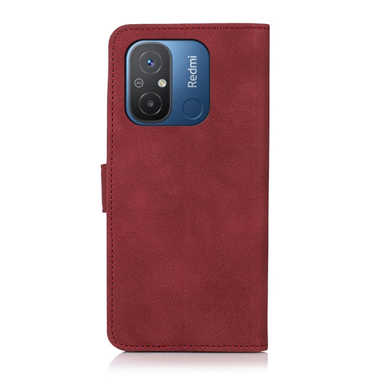 For Xiaomi Redmi 12C/11A KHAZNEH Matte Texture Leather Phone Case(Red) - free shipping - PMC TechLife - Order now!