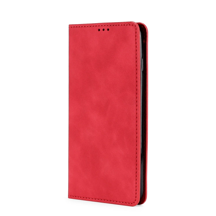 For Xiaomi Poco X5 Pro / Redmi Note 12 Pro Speed Skin Feel Magnetic Horizontal Flip Leather Phone Case(Red)