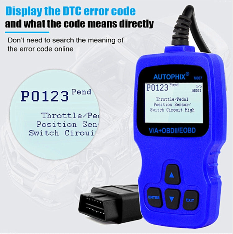 For Audi / Volkswagen / Skoda Autophix V007 Car OBD II Scanner Fault Analyzer - Code Readers & Scan Tools by PMC TechLife | Online Shopping South Africa | PMC TechLife