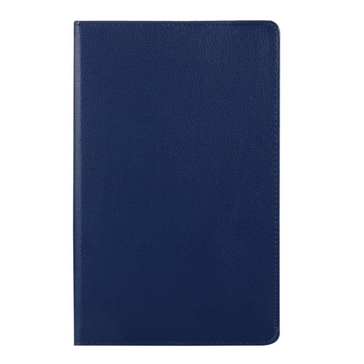 For Huawei Matepad SE 10.4 360 Degree Rotation Litchi Texture Tablet Leather Case(Dark Blue)