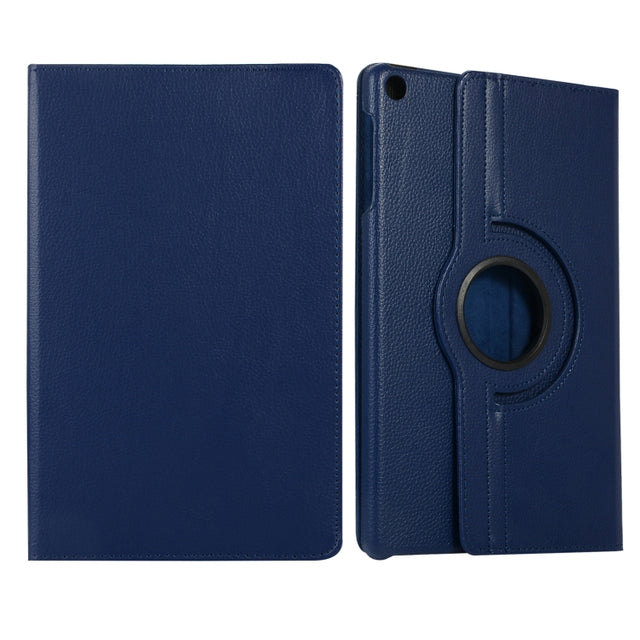For Huawei Matepad SE 10.4 360 Degree Rotation Litchi Texture Tablet Leather Case(Dark Blue)