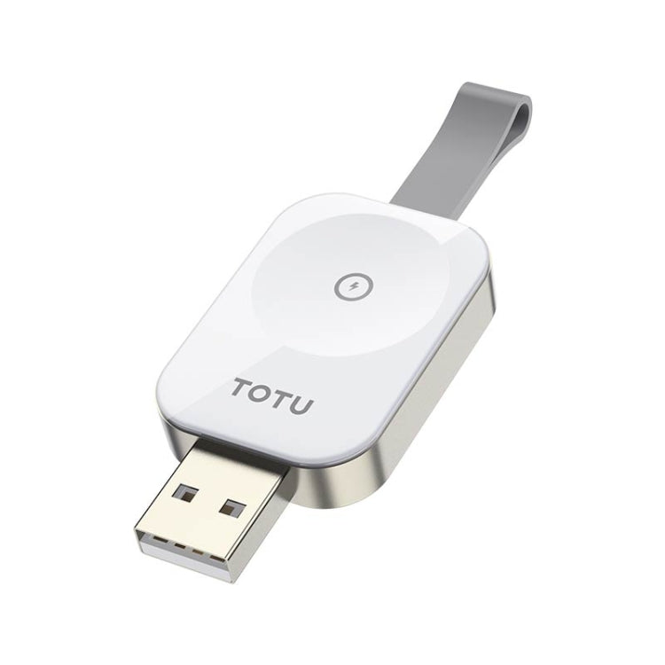 For Apple Watch TOTUDESIGN Watch Wireless Magnetic Charger, Interface:USB-A(White) - Charger / Holder by TOTUDESIGN | Online Shopping South Africa | PMC Jewellery | Buy Now Pay Later Mobicred